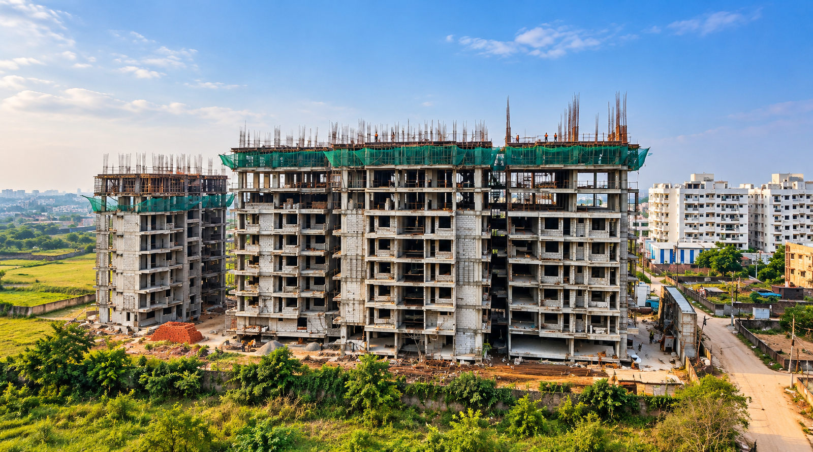Prahlad Pinnacle project construction view